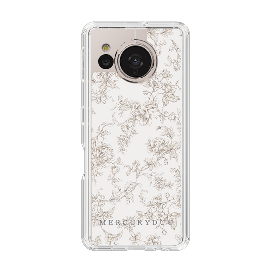 Slim Protection Case［ MERCURYDUO - ToneFlower - Beige ］