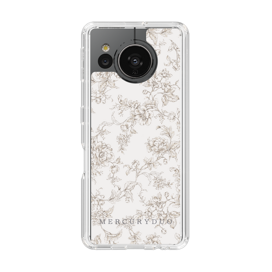 Slim Protection Case［ MERCURYDUO - ToneFlower - Beige ］