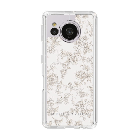 Slim Protection Case［ MERCURYDUO - ToneFlower - Beige ］