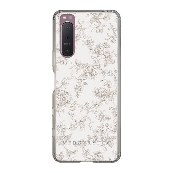Slim Protection Case［ MERCURYDUO - ToneFlower - Beige ］