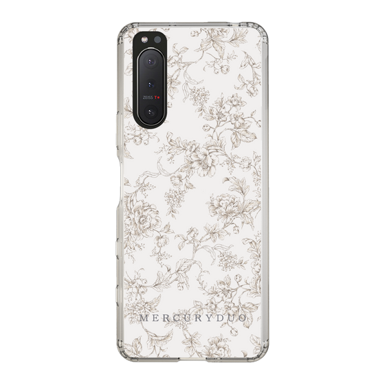 Slim Protection Case［ MERCURYDUO - ToneFlower - Beige ］
