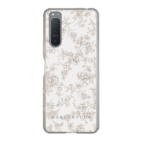 Slim Protection Case［ MERCURYDUO - ToneFlower - Beige ］