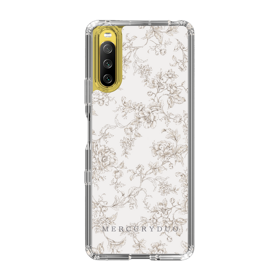 Slim Protection Case［ MERCURYDUO - ToneFlower - Beige ］