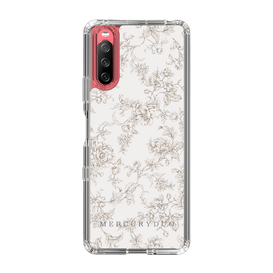 Slim Protection Case［ MERCURYDUO - ToneFlower - Beige ］