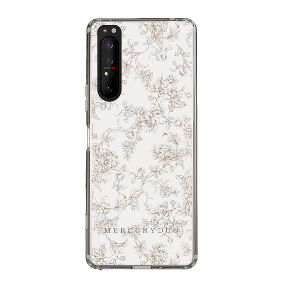 Slim Protection Case［ MERCURYDUO - ToneFlower - Beige ］