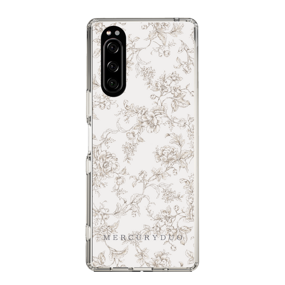 Slim Protection Case［ MERCURYDUO - ToneFlower - Beige ］