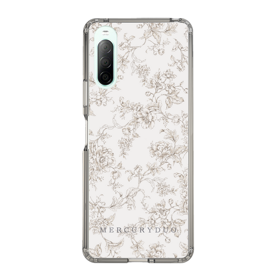 Slim Protection Case［ MERCURYDUO - ToneFlower - Beige ］