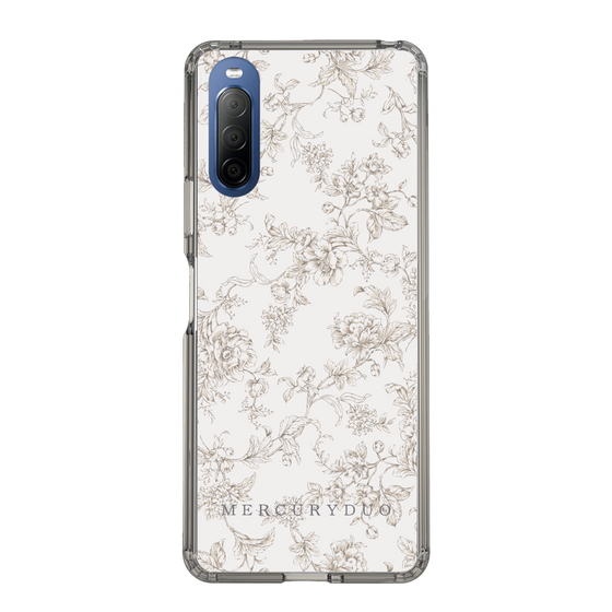 Slim Protection Case［ MERCURYDUO - ToneFlower - Beige ］