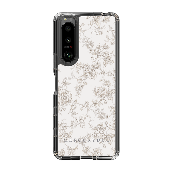 Slim Protection Case［ MERCURYDUO - ToneFlower - Beige ］