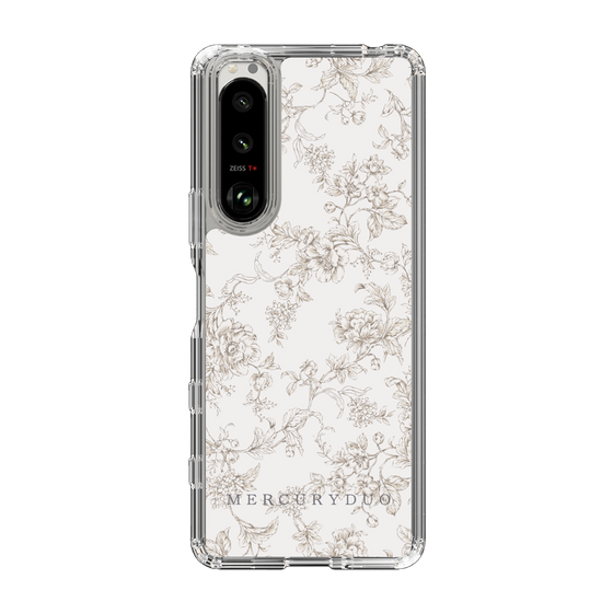 Slim Protection Case［ MERCURYDUO - ToneFlower - Beige ］