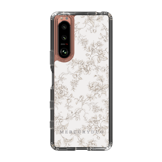 Slim Protection Case［ MERCURYDUO - ToneFlower - Beige ］