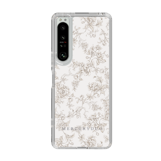 Slim Protection Case［ MERCURYDUO - ToneFlower - Beige ］