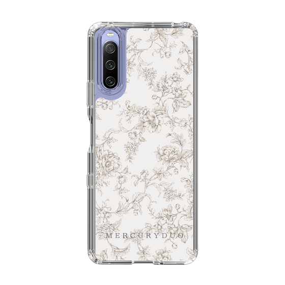 Slim Protection Case［ MERCURYDUO - ToneFlower - Beige ］