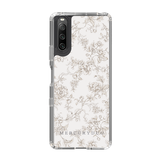 Slim Protection Case［ MERCURYDUO - ToneFlower - Beige ］