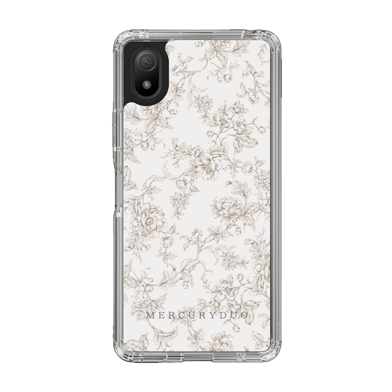 Slim Protection Case［ MERCURYDUO - ToneFlower - Beige ］