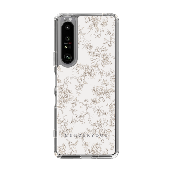 Slim Protection Case［ MERCURYDUO - ToneFlower - Beige ］