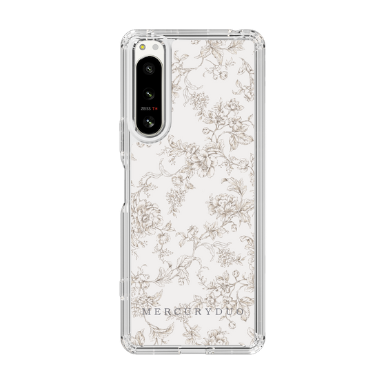 Slim Protection Case［ MERCURYDUO - ToneFlower - Beige ］