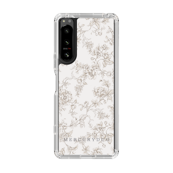 Slim Protection Case［ MERCURYDUO - ToneFlower - Beige ］