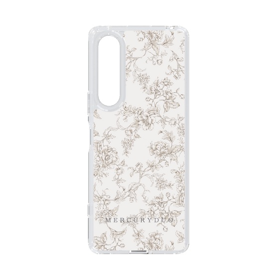 Slim Protection Case［ MERCURYDUO - ToneFlower - Beige ］