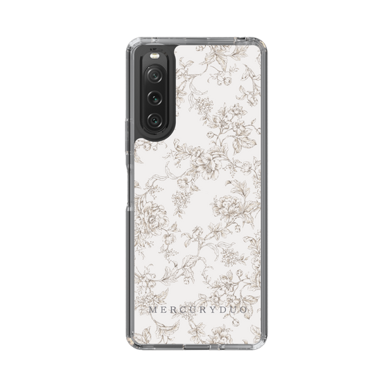 Slim Protection Case［ MERCURYDUO - ToneFlower - Beige ］