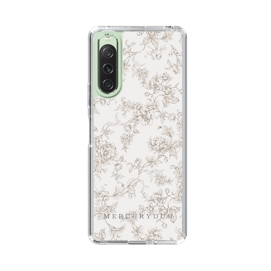 Slim Protection Case［ MERCURYDUO - ToneFlower - Beige ］