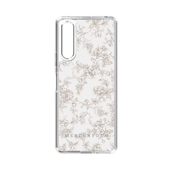 Slim Protection Case［ MERCURYDUO - ToneFlower - Beige ］