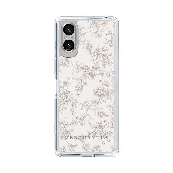 Slim Protection Case［ MERCURYDUO - ToneFlower - Beige ］