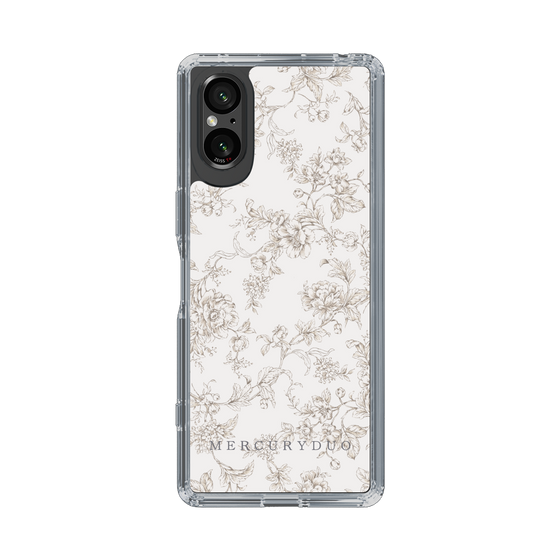 Slim Protection Case［ MERCURYDUO - ToneFlower - Beige ］