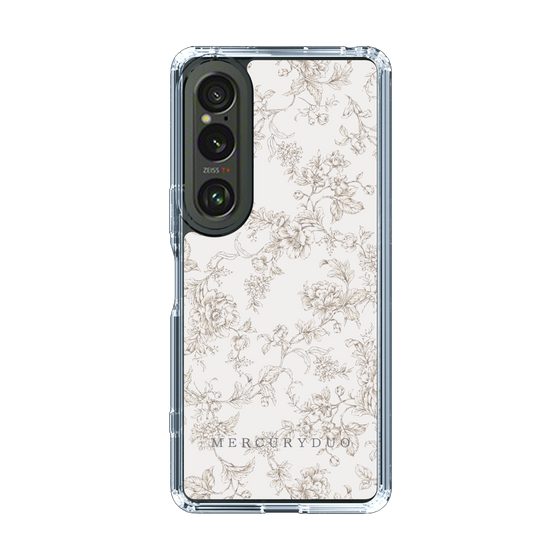 Slim Protection Case［ MERCURYDUO - ToneFlower - Beige ］
