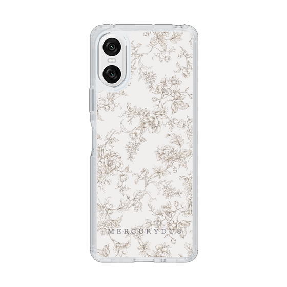 Slim Protection Case［ MERCURYDUO - ToneFlower - Beige ］