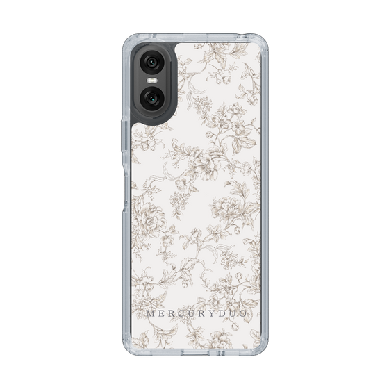 Slim Protection Case［ MERCURYDUO - ToneFlower - Beige ］