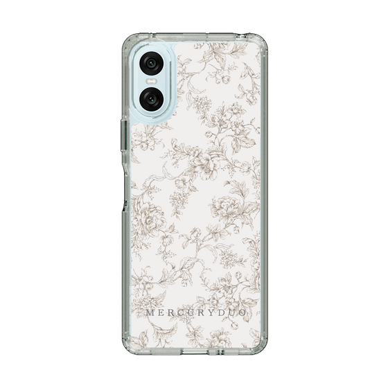 Slim Protection Case［ MERCURYDUO - ToneFlower - Beige ］