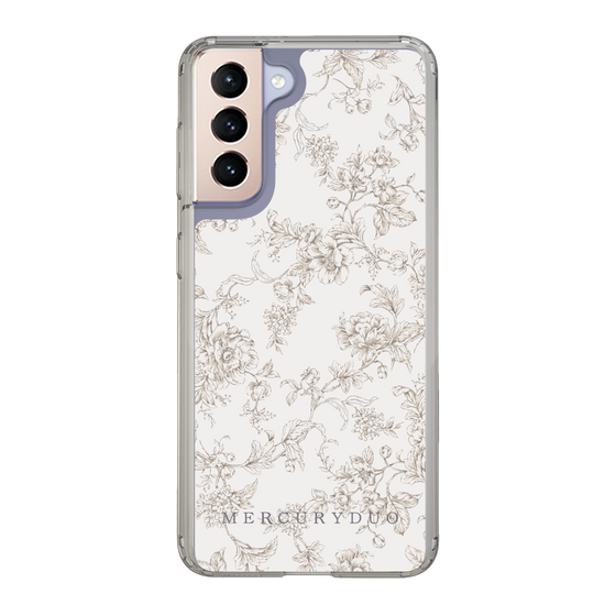 Slim Protection Case［ MERCURYDUO - ToneFlower - Beige ］