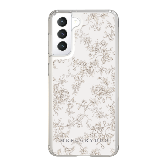 Slim Protection Case［ MERCURYDUO - ToneFlower - Beige ］