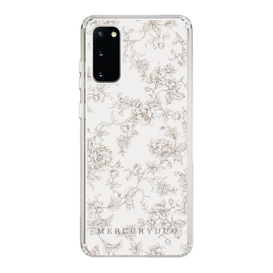 Slim Protection Case［ MERCURYDUO - ToneFlower - Beige ］