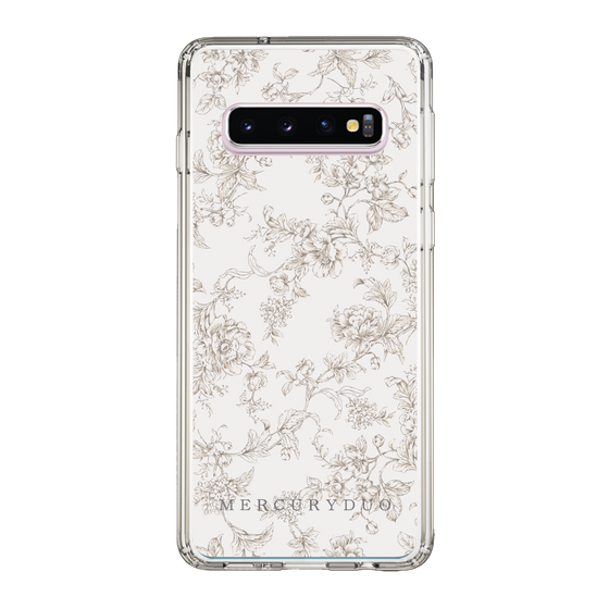 Slim Protection Case［ MERCURYDUO - ToneFlower - Beige ］