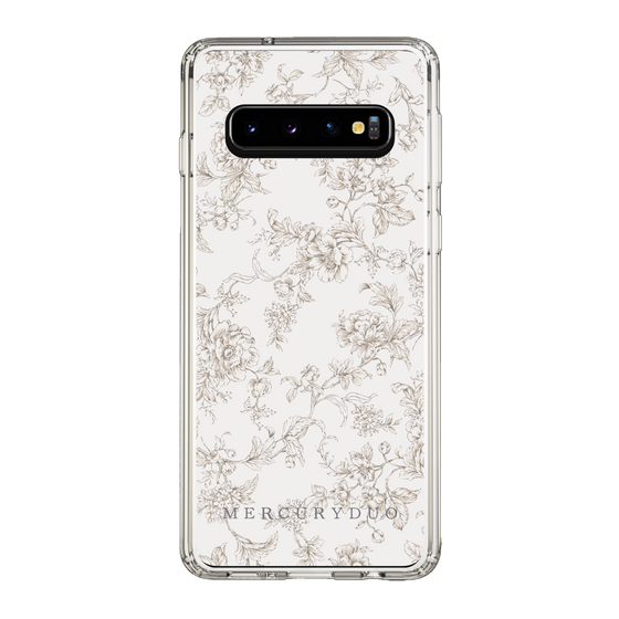 Slim Protection Case［ MERCURYDUO - ToneFlower - Beige ］