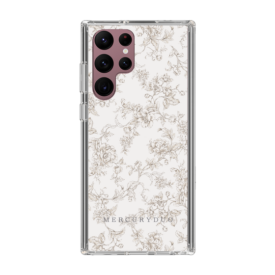 Slim Protection Case［ MERCURYDUO - ToneFlower - Beige ］