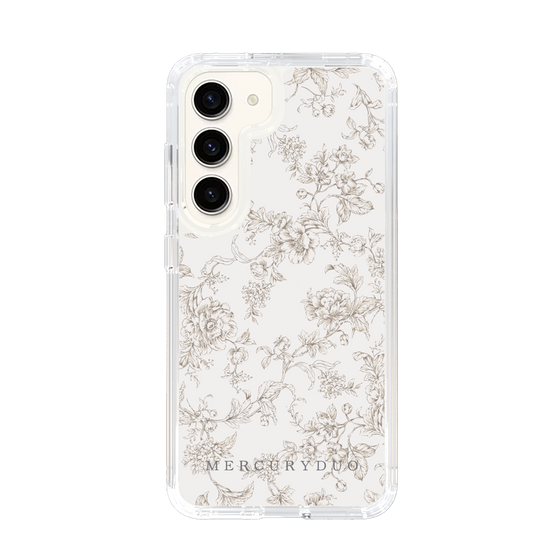 Slim Protection Case［ MERCURYDUO - ToneFlower - Beige ］
