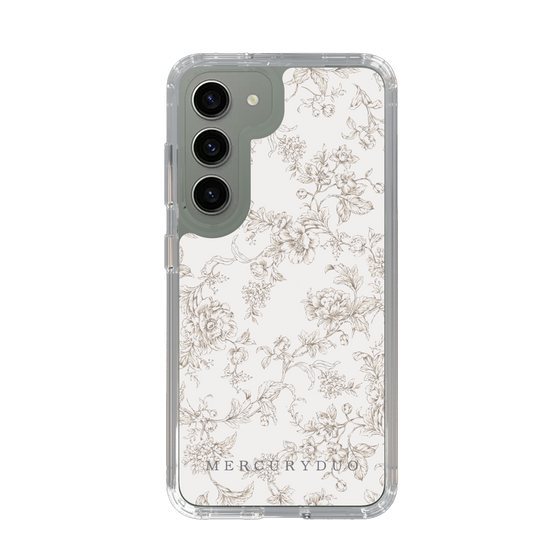 Slim Protection Case［ MERCURYDUO - ToneFlower - Beige ］