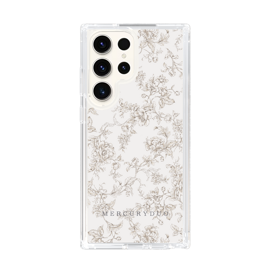 Slim Protection Case［ MERCURYDUO - ToneFlower - Beige ］
