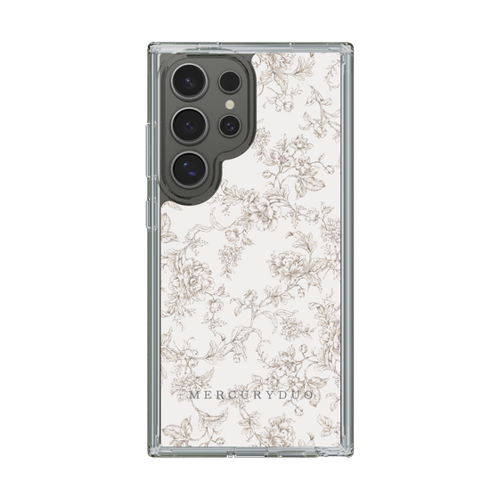 Slim Protection Case［ MERCURYDUO - ToneFlower - Beige ］