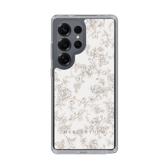 Slim Protection Case［ MERCURYDUO - ToneFlower - Beige ］