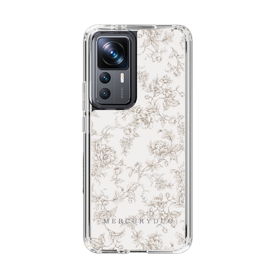 Slim Protection Case［ MERCURYDUO - ToneFlower - Beige ］