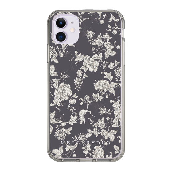 Slim Protection Case［ MERCURYDUO - ToneFlower - Grey ］