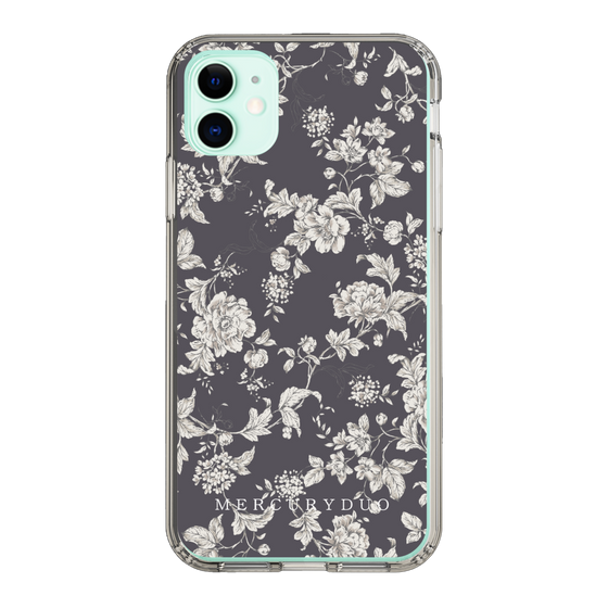 Slim Protection Case［ MERCURYDUO - ToneFlower - Grey ］