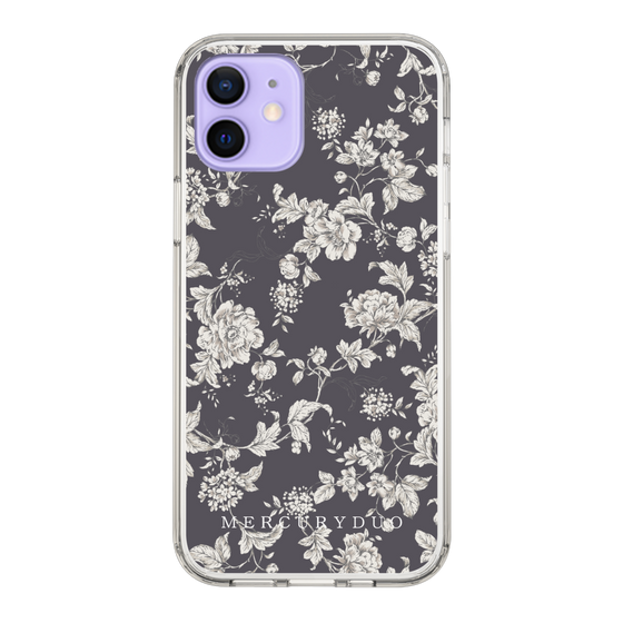 Slim Protection Case［ MERCURYDUO - ToneFlower - Grey ］