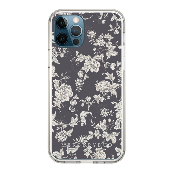 Slim Protection Case［ MERCURYDUO - ToneFlower - Grey ］