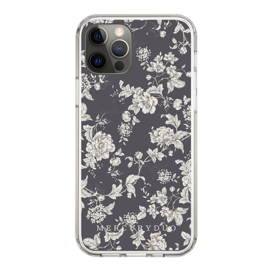 Slim Protection Case［ MERCURYDUO - ToneFlower - Grey ］
