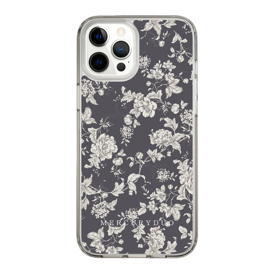 Slim Protection Case［ MERCURYDUO - ToneFlower - Grey ］